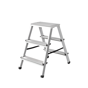 Sencys vouwladder aluminium. 4 x 3-treeds. met platform. aanbieding bij Sencys vouwladder aluminium. 4 x 3-treeds. met platform. aanbieding bij
