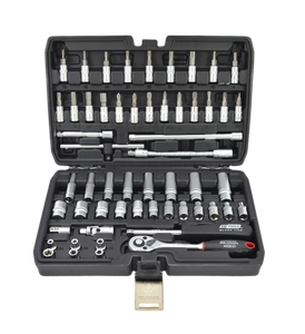 Dopsleutel set 1/4” | 72-delig | met ratel en bitset in stevige koffer