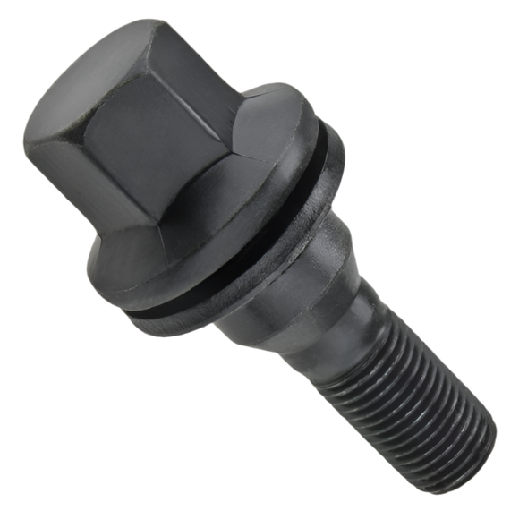 Vlakke bouten M12x1,25 (Zwart)