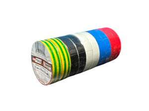 PVC Isolatietape – Set van 10 Rollen | 10mx12 mm | Mixkleur
