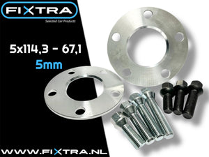 Spoorverbreders 5x114,3 / 67,1