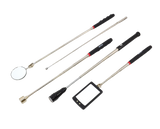 Inspectiespiegel en Magnetische Grijpers Set – 5-delig met LED