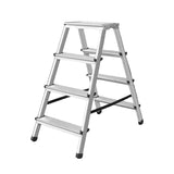 Aluminium Trapje 4 Treden – Licht & Stevig | 125 kg draagkracht