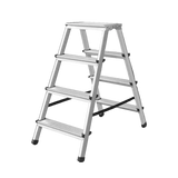 Aluminium Trapje 4 Treden – Licht & Stevig | 125 kg draagkracht