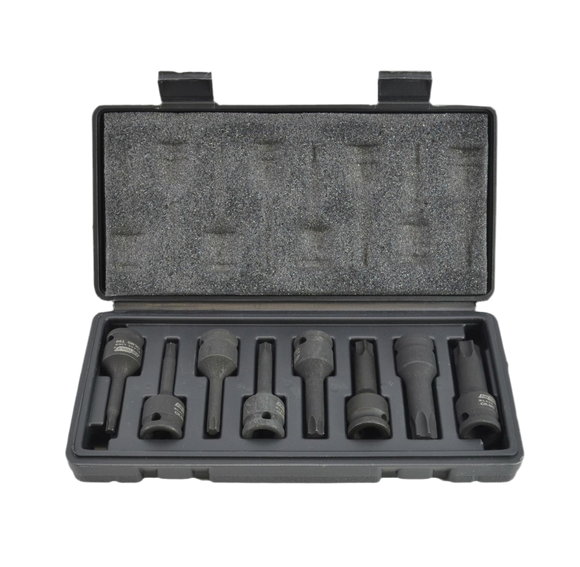 Torx Krachtdoppen Set 8-delig – 1/2” | Maten T30 t/m T80
