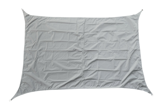 Schaduwdoek Rechthoekig – Grijs – Waterdicht & UV-beschermend