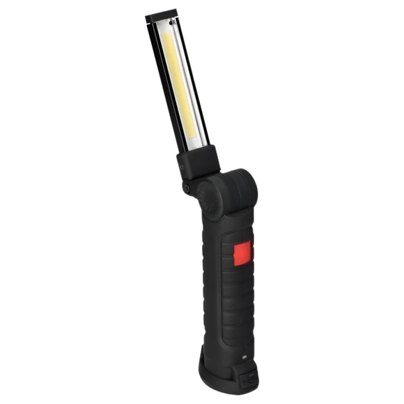 LED Werklamp 2W – Oplaadbaar met Magnetische Voet en 3 Lichtstanden