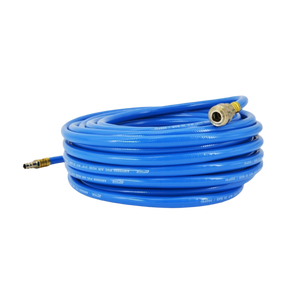 Luchtslang 10mm met 1/4” Snelkoppeling – Versterkt PVC [10 / 15 / 20 meter]