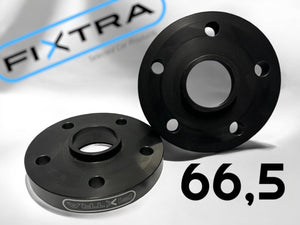 Spoorverbreders 5x112 / 66,5 (Zwart)