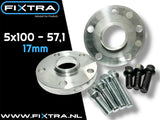 Spoorverbreders 5x100 / 57,1