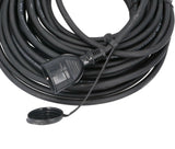 Rubberen Verlengkabel – 1 stopcontact, IP44, 4000W – Zwart