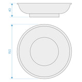 Rubber Magnetische Opvangschaal