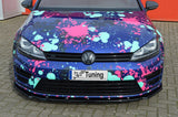 Voorbumper spoiler met vleugel Volkswagen Golf 7 R / R-Line (AU) vanaf 2014