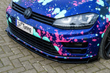 Voorbumper spoiler met vleugel Volkswagen Golf 7 R / R-Line (AU) vanaf 2014