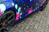 Side Skirts met vleugel Volkswagen Golf 7 R / R-Line (AU) 2013 - 2017