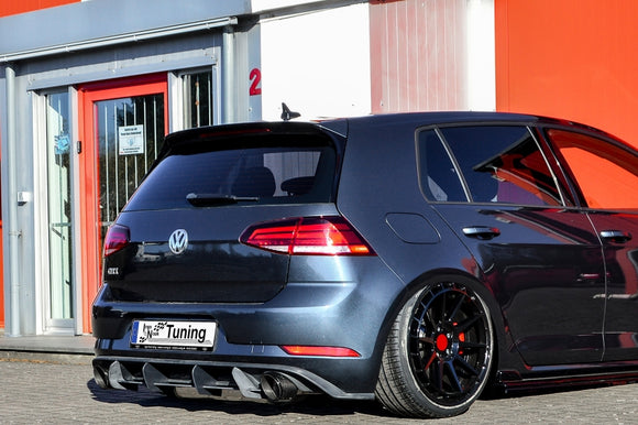 Diffuser inzet (Aggressive 2) Volkswagen Golf 7 GTI + Performance Facelift vanaf 2017