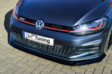 Voorbumper spoiler V2 Volkswagen Golf 7 GTI + Performance vanaf 2017